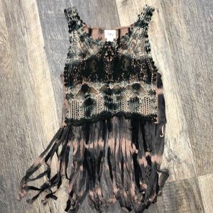 Daytrip Lace and Tie-dyed top